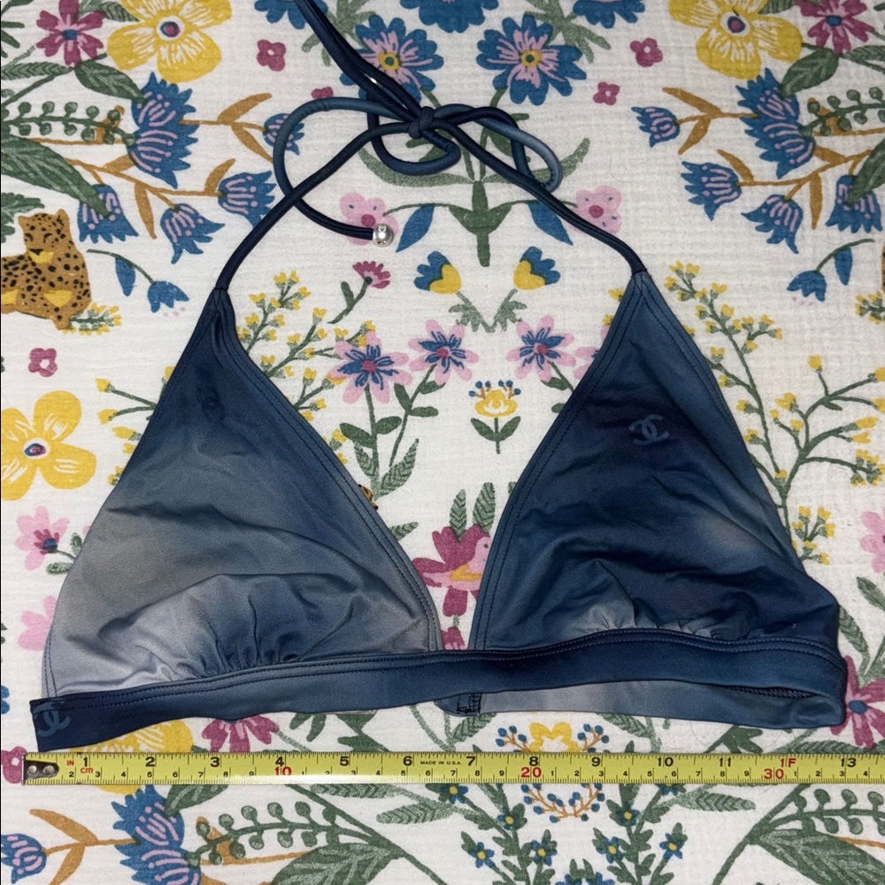 CHANEL Gradient Blue Bikini Top - Picture 5 of 6